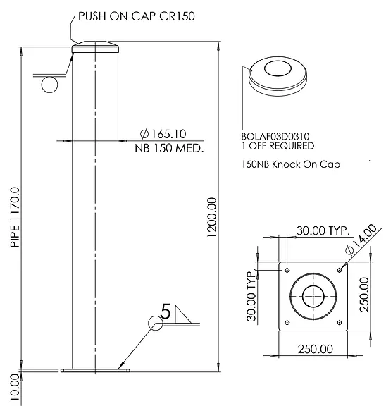 Traffic Bollard Design Plans